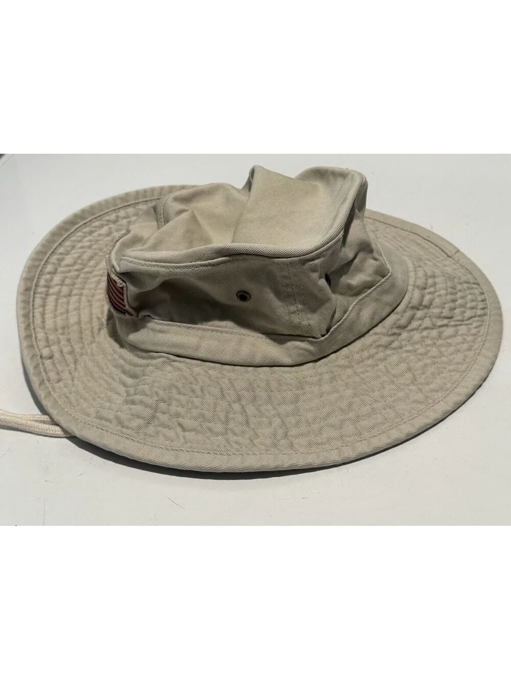 Unisex Dorfman Pacific Co Bucket Hat Size Large Beige Embroidered Philadelphia